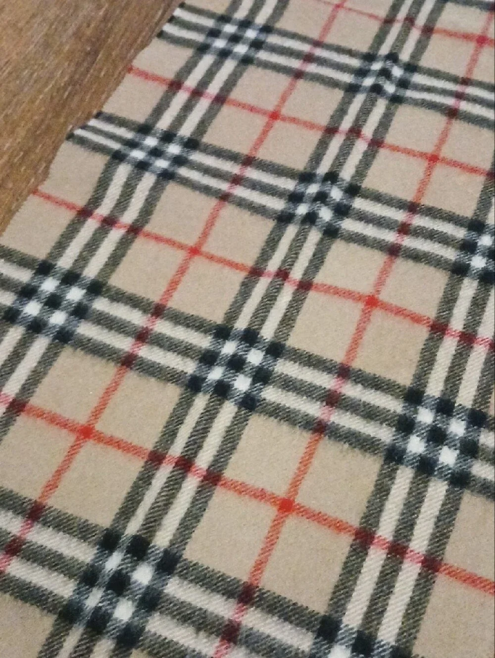 Burberry Check Cashmere Scarf